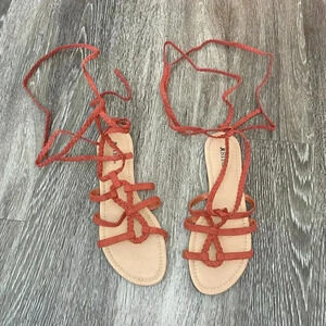 Womens JustFab Olympia Strappy Sandals - 8.5
